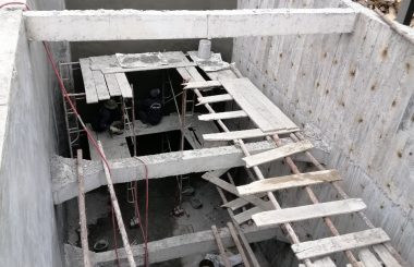 Xây dựng bể xử lý